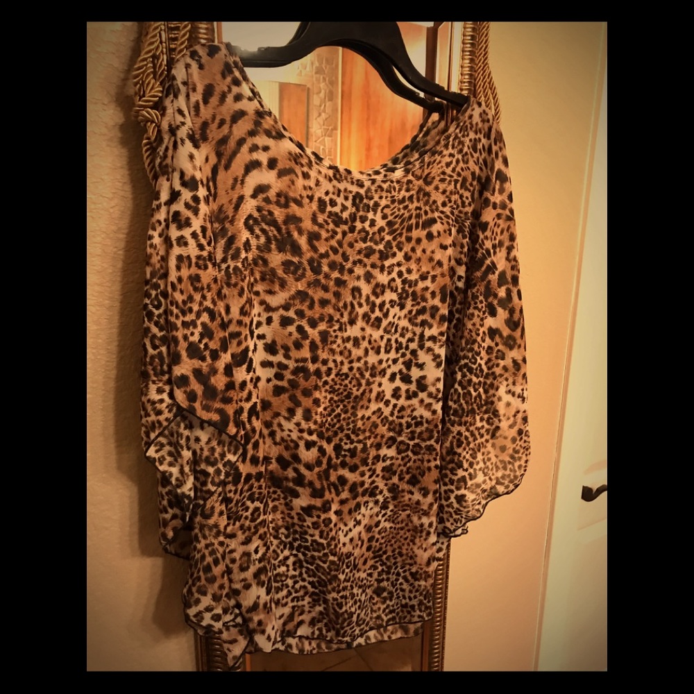 Cheetah blouse
